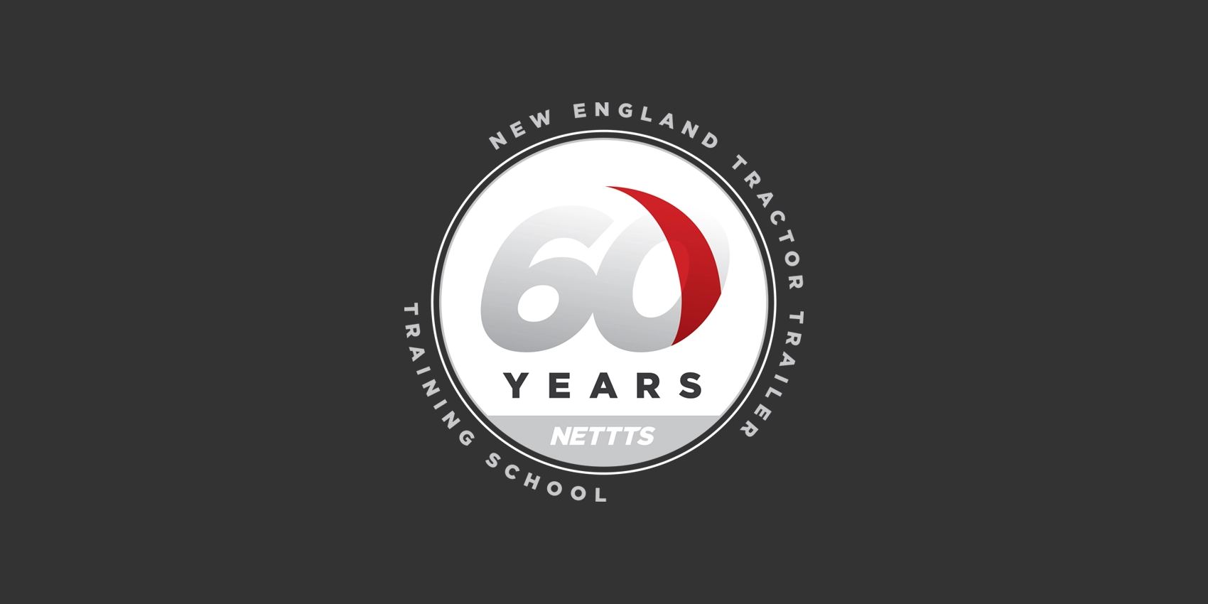 New England Tractor Trailer Training School 60 years logo